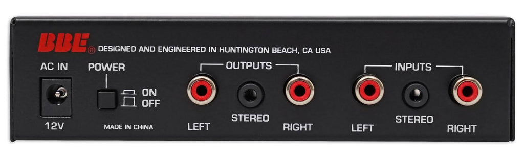 BBE 282IR Desktop Sonic Maximizer with RCA Inputs Outputs B400721