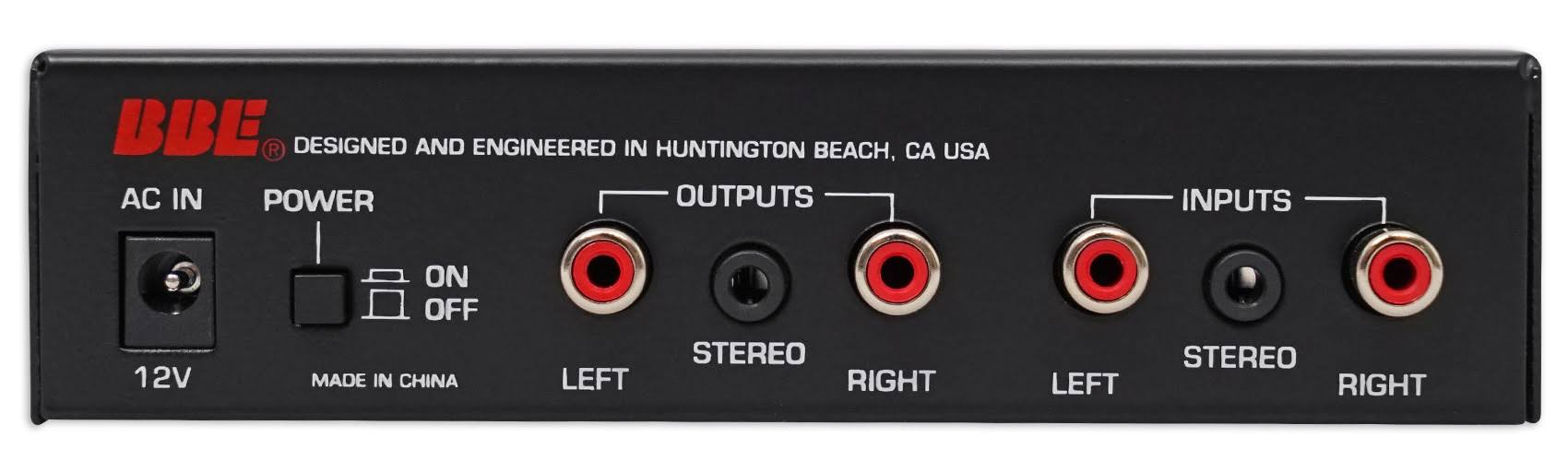 BBE 282IR Desktop Sonic Maximizer with RCA Inputs Outputs B400721