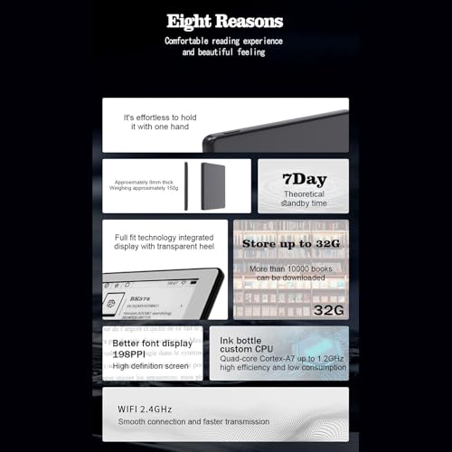 E Book Reader 5.76 Inch Touch Screen E Ink Technology I399
