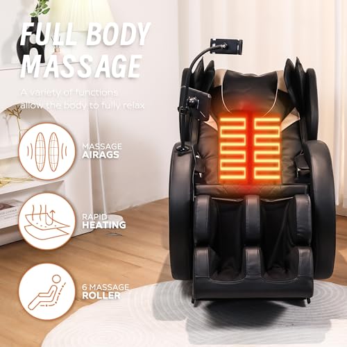 Zero Gravity Full Body Massage Chair with Heat and Airbags S574