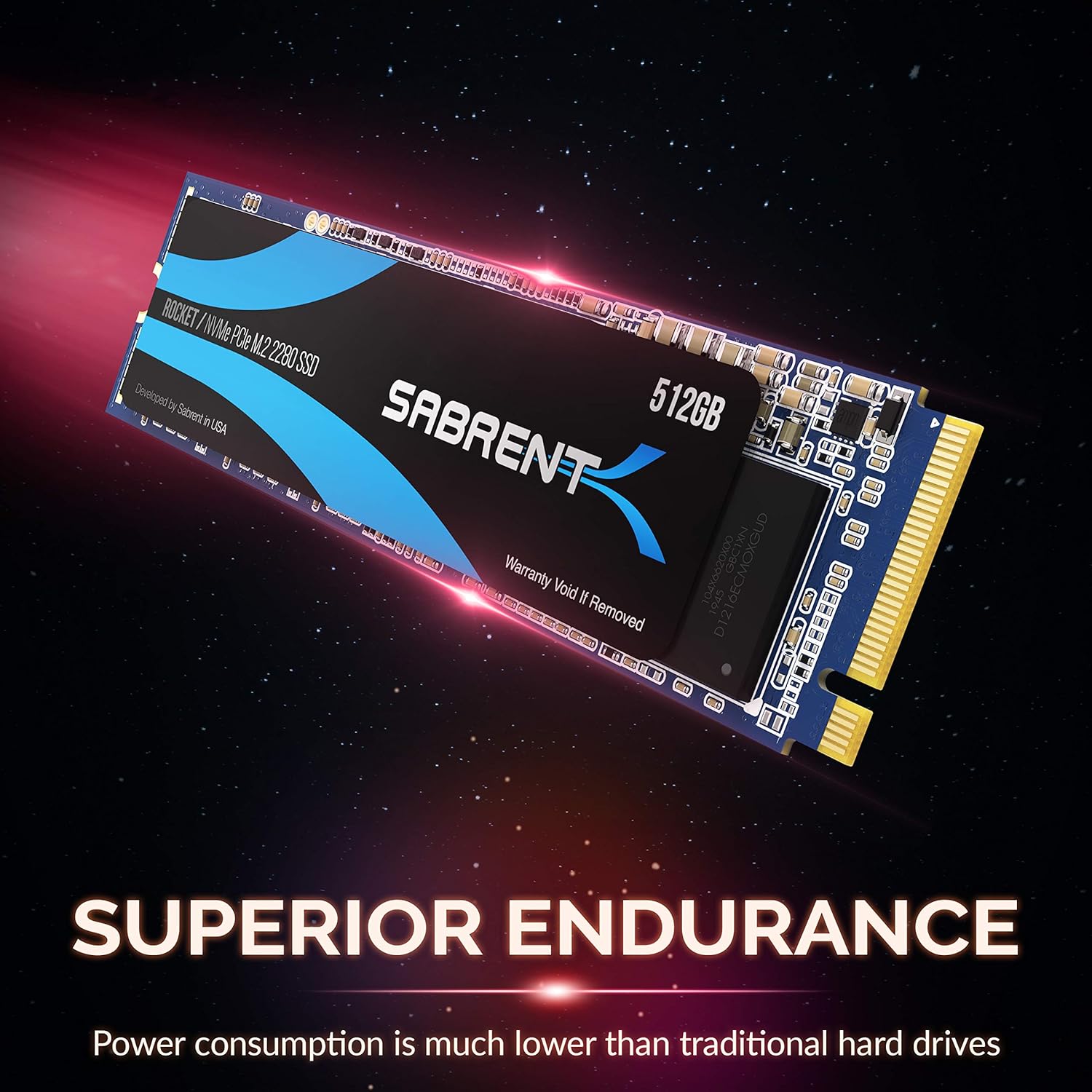 Sabrent 512GB Rocket NVMe PCIe M.2 2280 Internal SSD (SB-ROCKET-512) 2-Pack X702