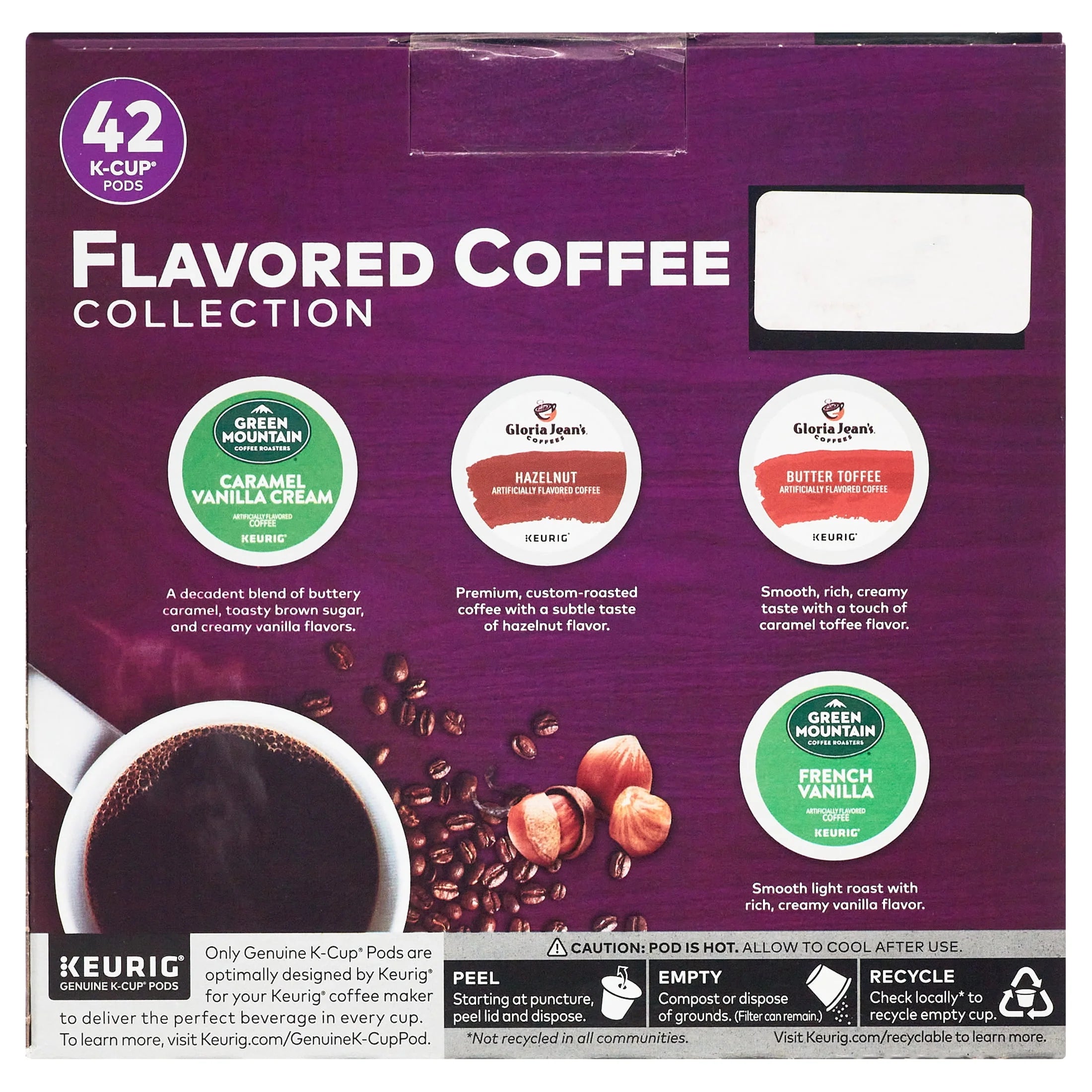 Keurig Flavored Variety Coffee K-Cup Pods, 42 Count V174673