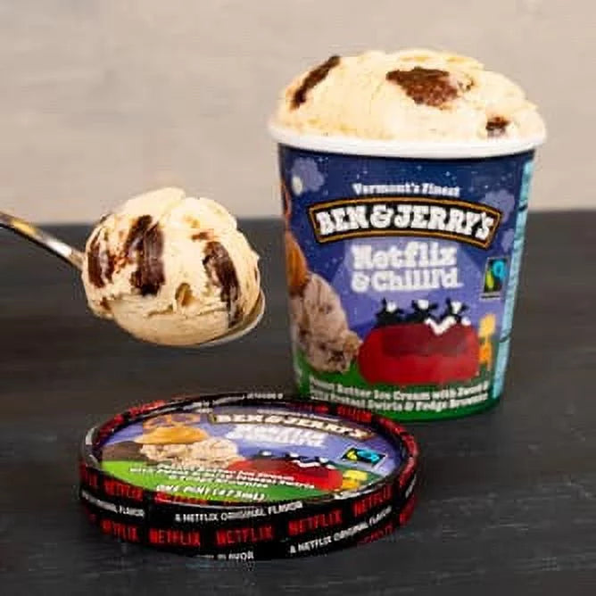 Ben & Jerry's Netflix & Chilll'd Ice Cream Pint, 6-Pack W19991