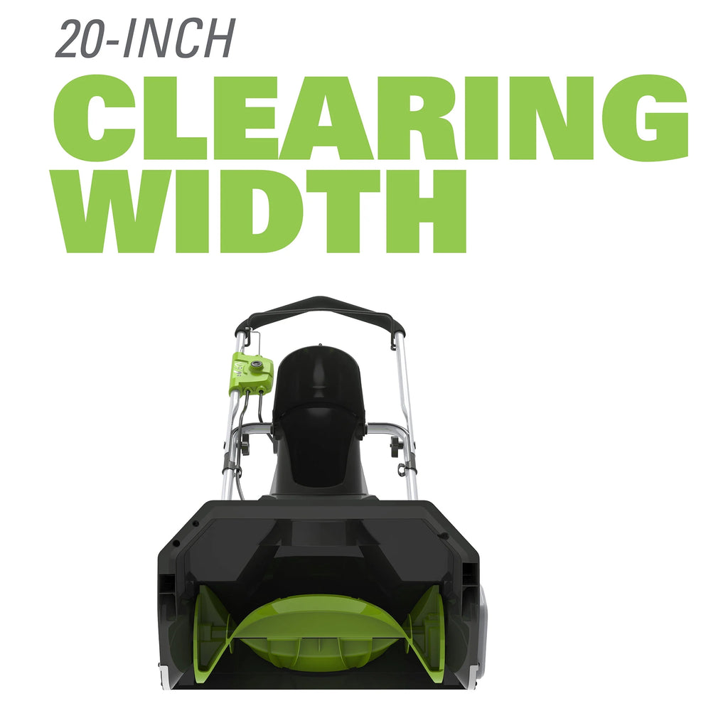 Greenworks 13 Amp 20 in. Corded Electric Snow Thrower Y42657
