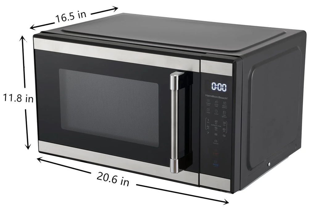 Hamilton Beach 1.1 cu ft Countertop Microwave Oven Stainless Steel U764319