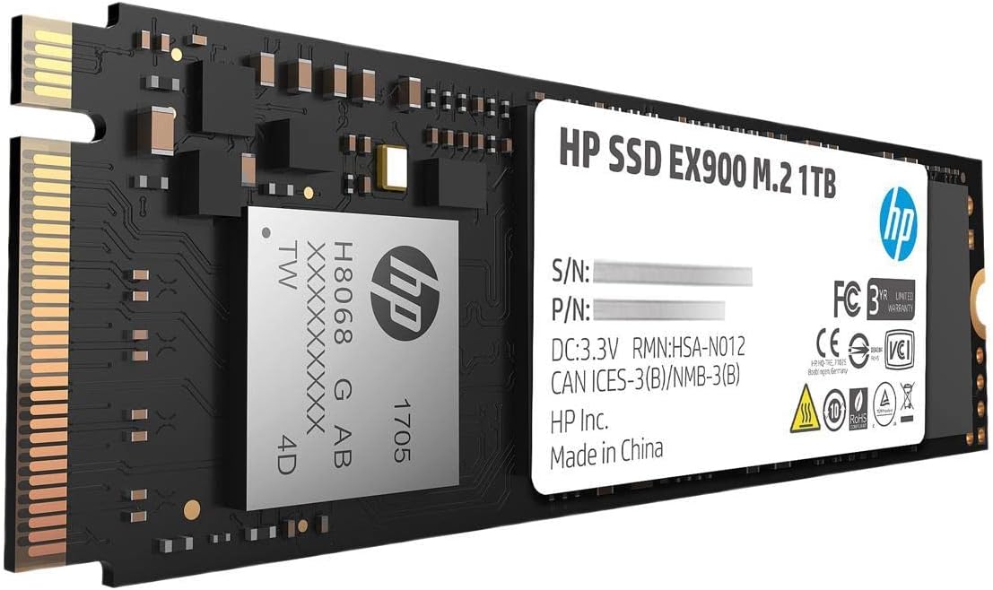 HP EX900 M.2 1TB PCIe 3.1 NVMe Internal Solid State Drive E41724