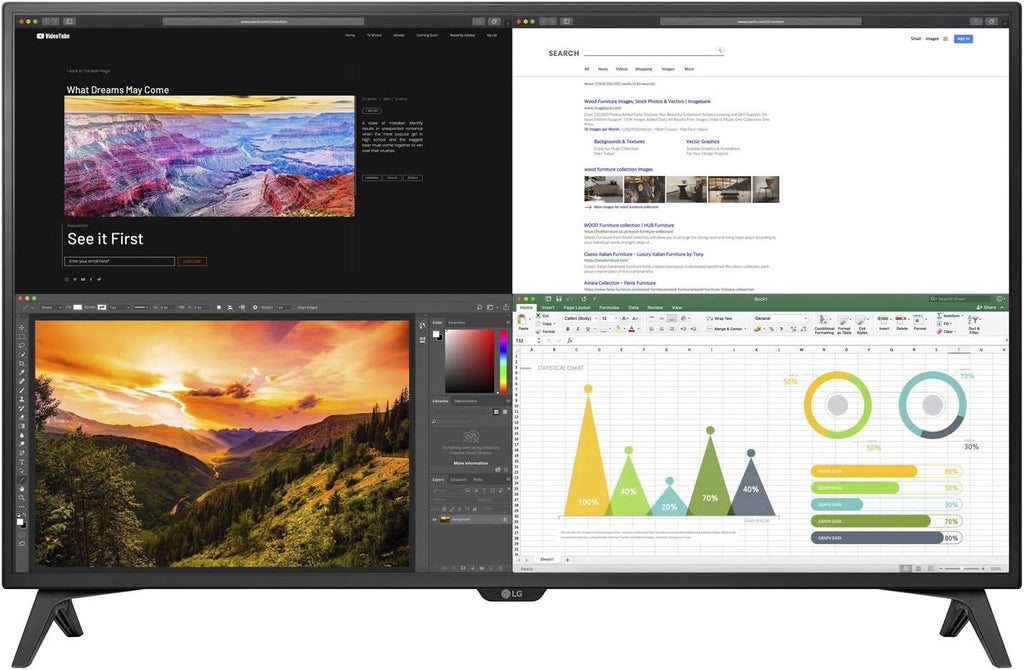 LG 43UN700T-B 43" 4K UHD IPS USB-C HDR Monitor L17351
