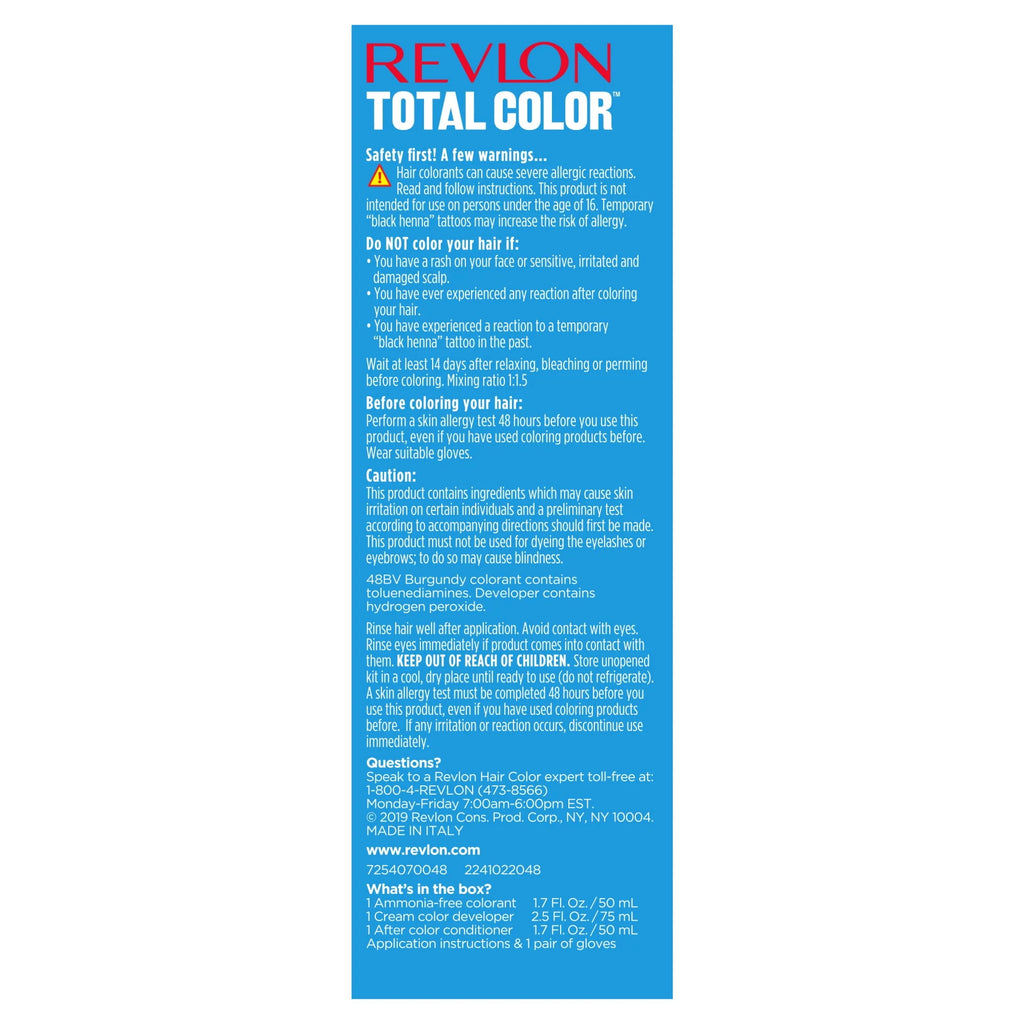 Revlon Total Color Permanent Hair Color, 535 Medium Golden Mahogany X49899