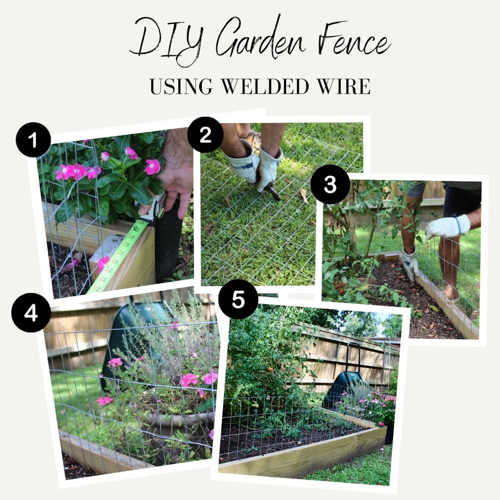 Garden Craft 36in H x 50ft L Galvanized Steel Welded Wire Fence C9971