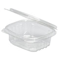 Genpak AD32 32 oz. Clear Hinged Deli Container - 200/Case