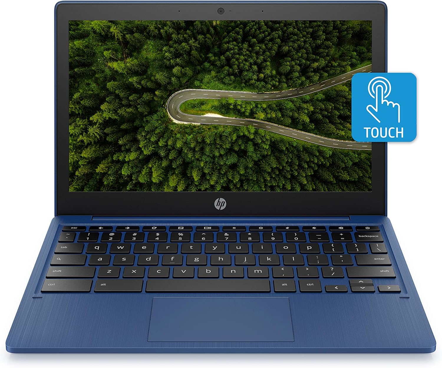 HP Chromebook 11-inch Laptop, 4GB RAM, 32GB eMMC, Indigo Blue Z2068