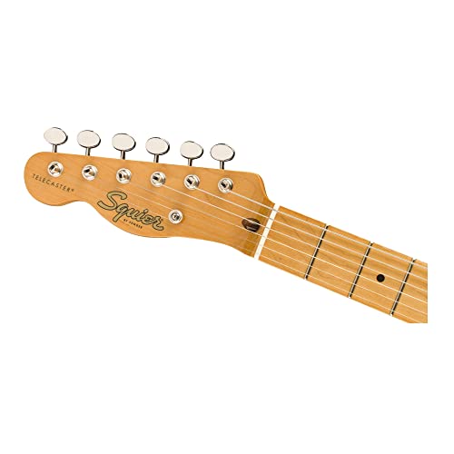 Squier Classic Vibe 70s Thinline Telecaster Electric Guitar Natural Maple Fingerboard W3907