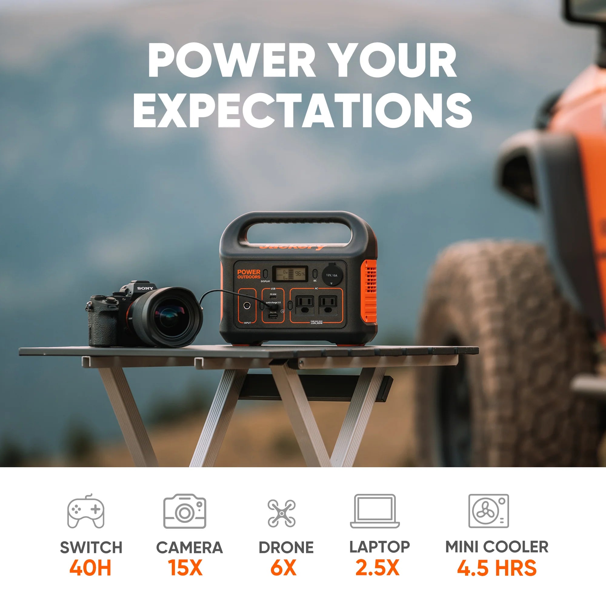 Jackery Portable Power Station 293Wh Lithium Battery 300W C634951
