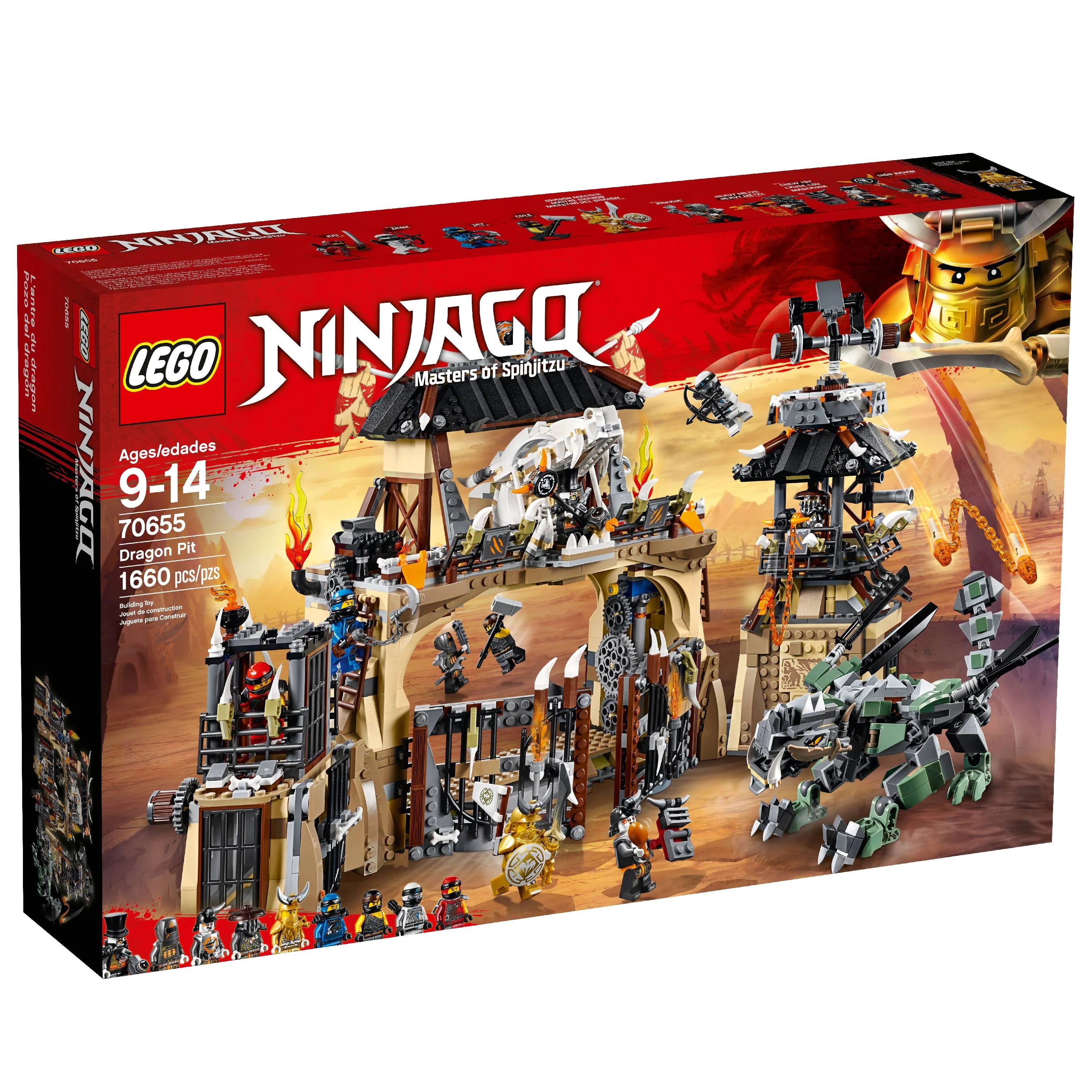 LEGO Ninjago Dragon Pit 70655 Building Toy V7918