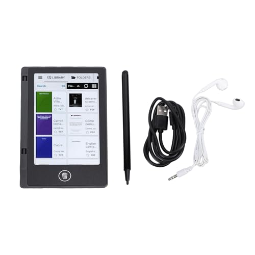 5 Inch Color LCD Touchscreen E Reader, Android 5.1, WiFi, 1GB RAM + 8GB Storage H90436