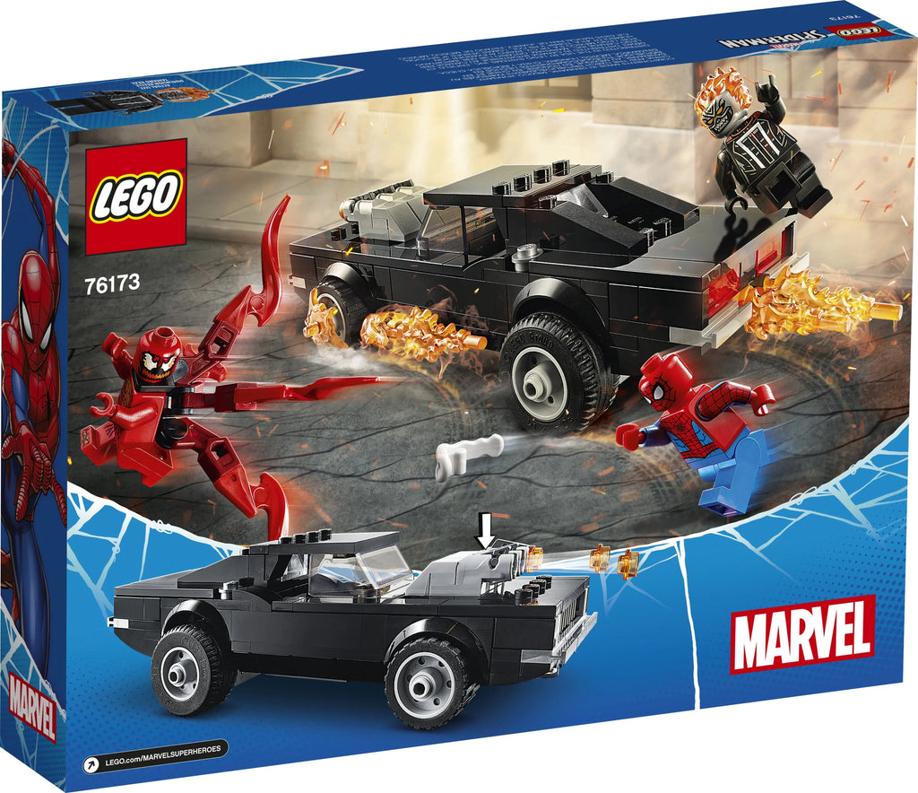 LEGO Marvel Spider-Man Spider-Man and Ghost Rider vs. Carnage 76173 Building Toy G9506