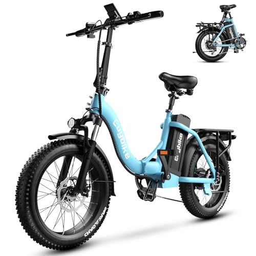 Folding Electric Bike 1000W 48V 20AH Removable Battery 20" Fat Tire for Adults C847123