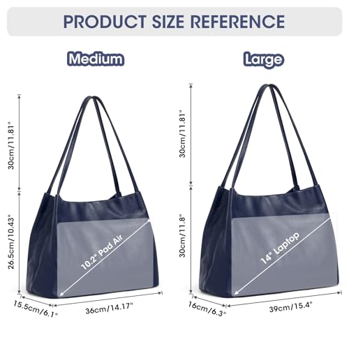 Kattee Leather Tote Bag for Women, Casual Shoulder Hobo Purse with Magnetic Snap Closure U606