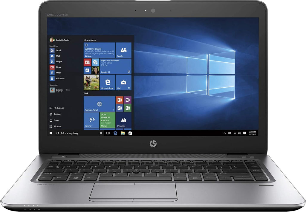 HP EliteBook 840 G4 14 HD Laptop, Core i5-7300U 2.6GHz, 16GB RAM, 512GB Solid State Drive, Windows 10 Pro 64Bit, Webcam (Renewed)