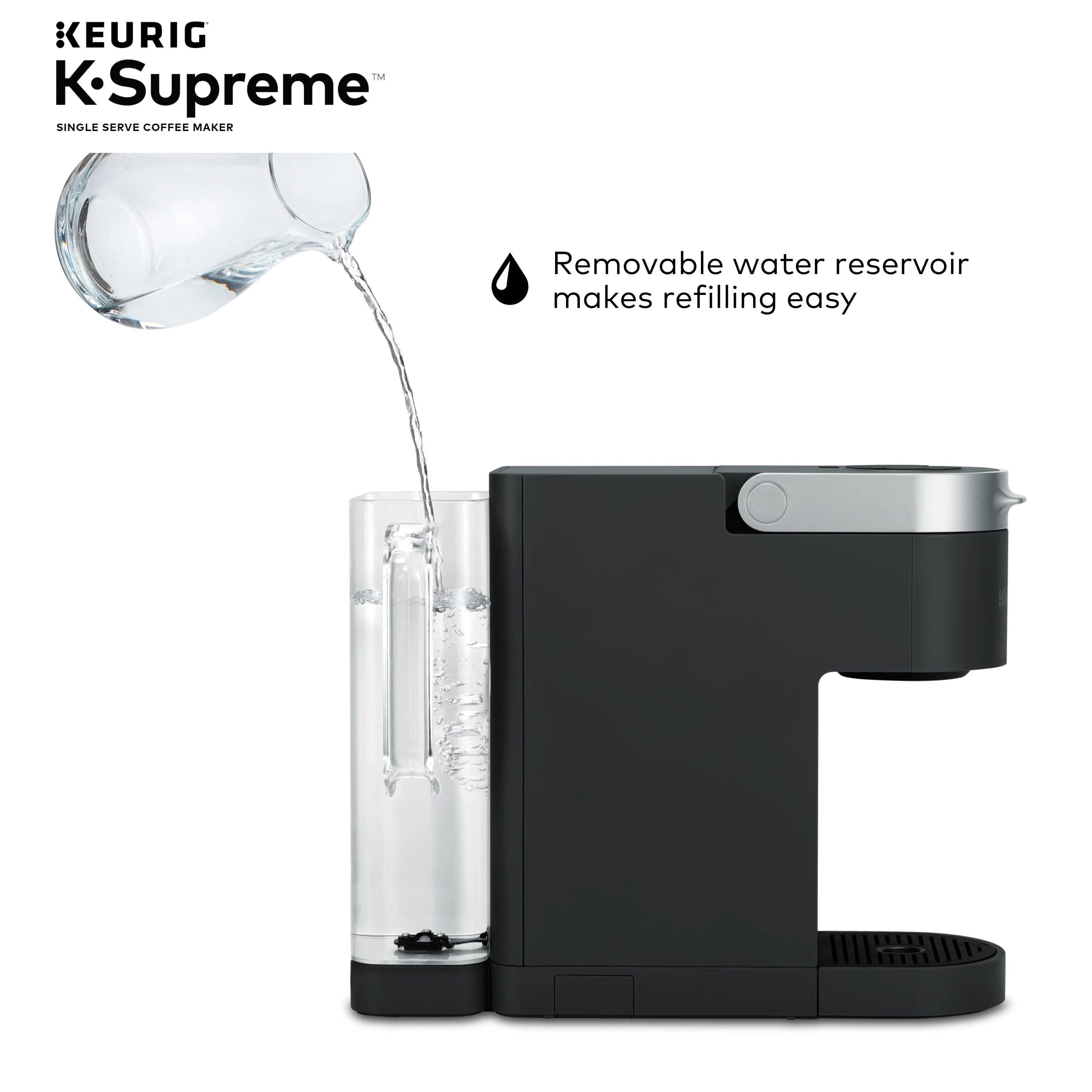 Keurig K-Supreme Single-Serve K-Cup Pod Coffee Maker, Black G914