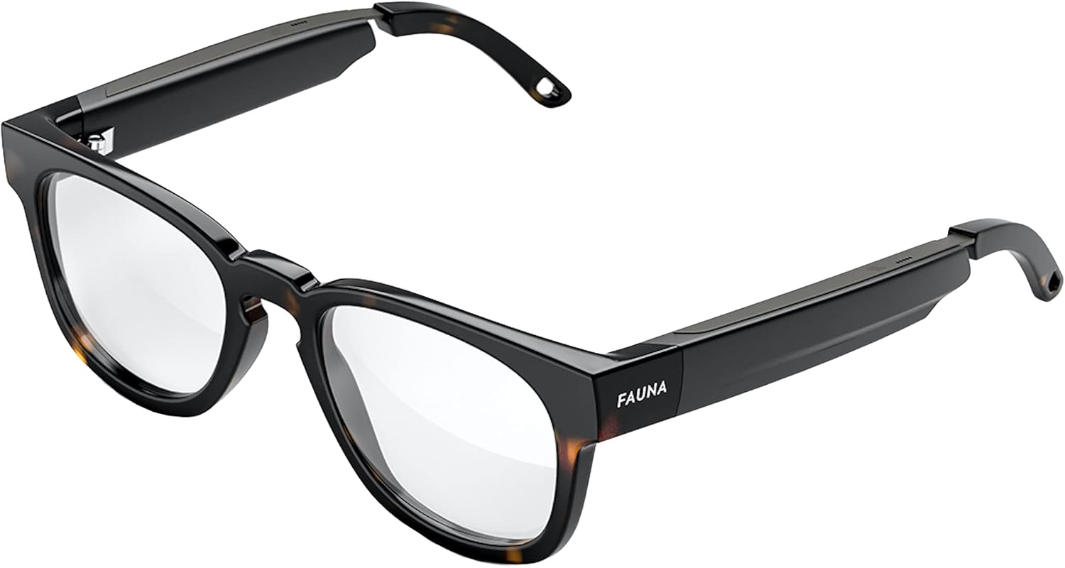 FAUNA Bluetooth Audio Smart Glasses with Blue Light Filter Lenses U270