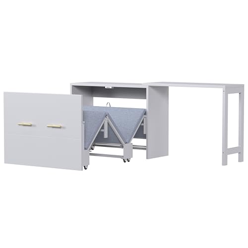 Ball & Cast Queen Murphy Bed Wall Chest with USB and Storage X29201