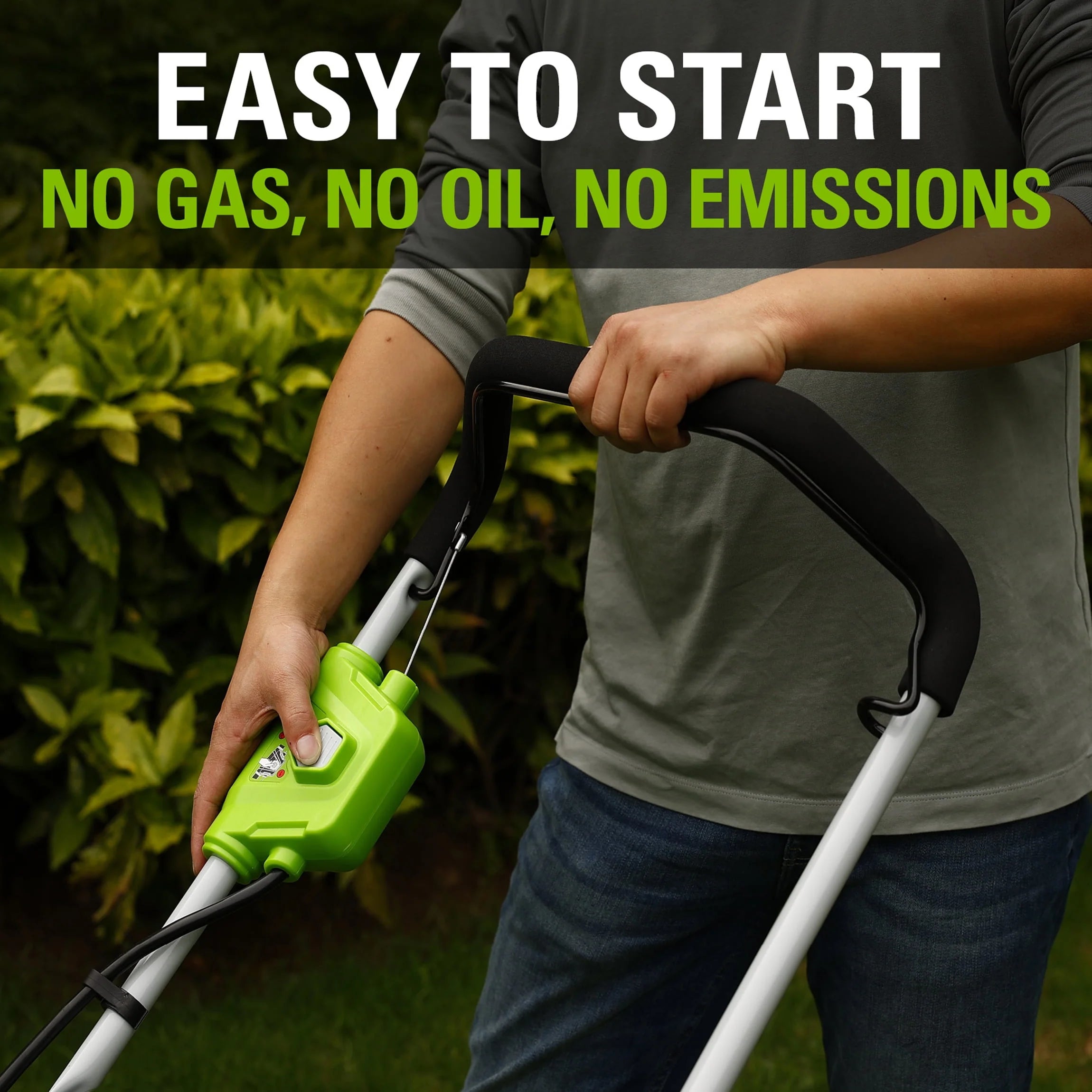 Greenworks 40V 19" Brushless Walk-Behind Lawn Mower with 4.0 Ah Battery & Charger B96689