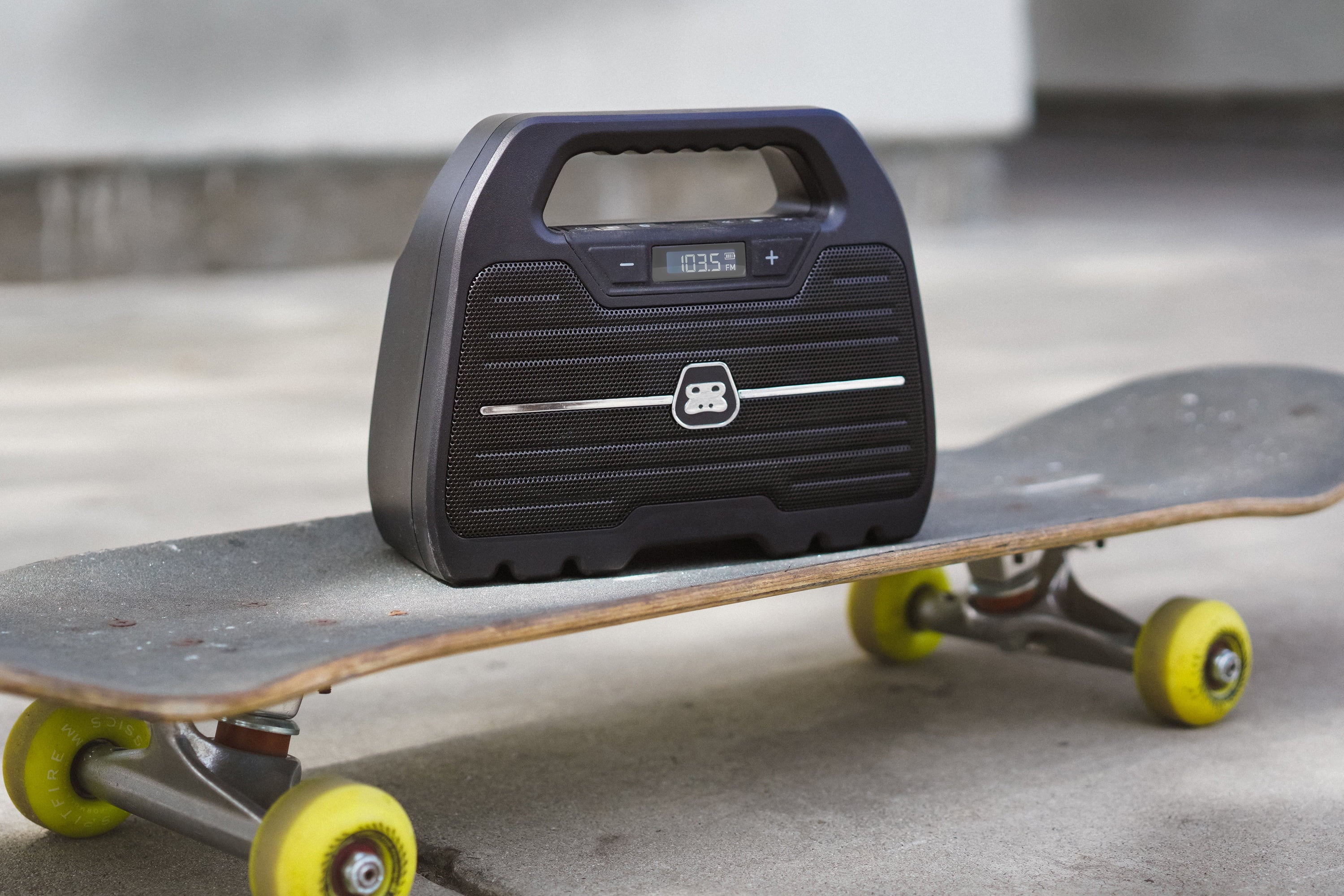 G-Project G-GO Rugged Water Resistant Portable Bluetooth Boombox Speaker with FM Radio X468
