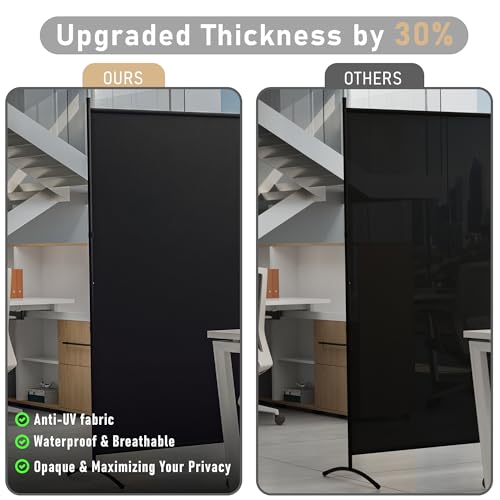 Room Divider Folding Privacy Screens, 3 Panel Portable Partition Q514484