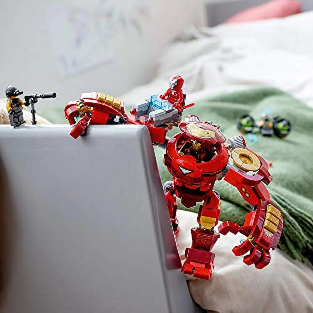 LEGO Marvel Avengers Iron Man Hulkbuster Versus A.I.M. Agent 76164 Brick-Build Playset with Minifigures Q9955