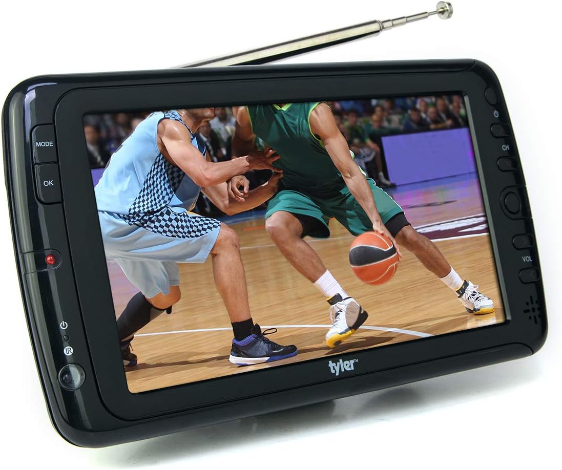 Tyler 7 Portable TV LCD Monitor Rechargeable HD-TV with Remote Control K94356