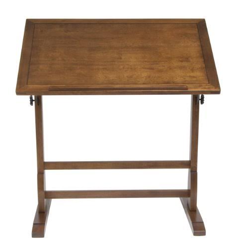 Studio Designs 36 x 24in Vintage Drafting Table, Rustic Oak L890