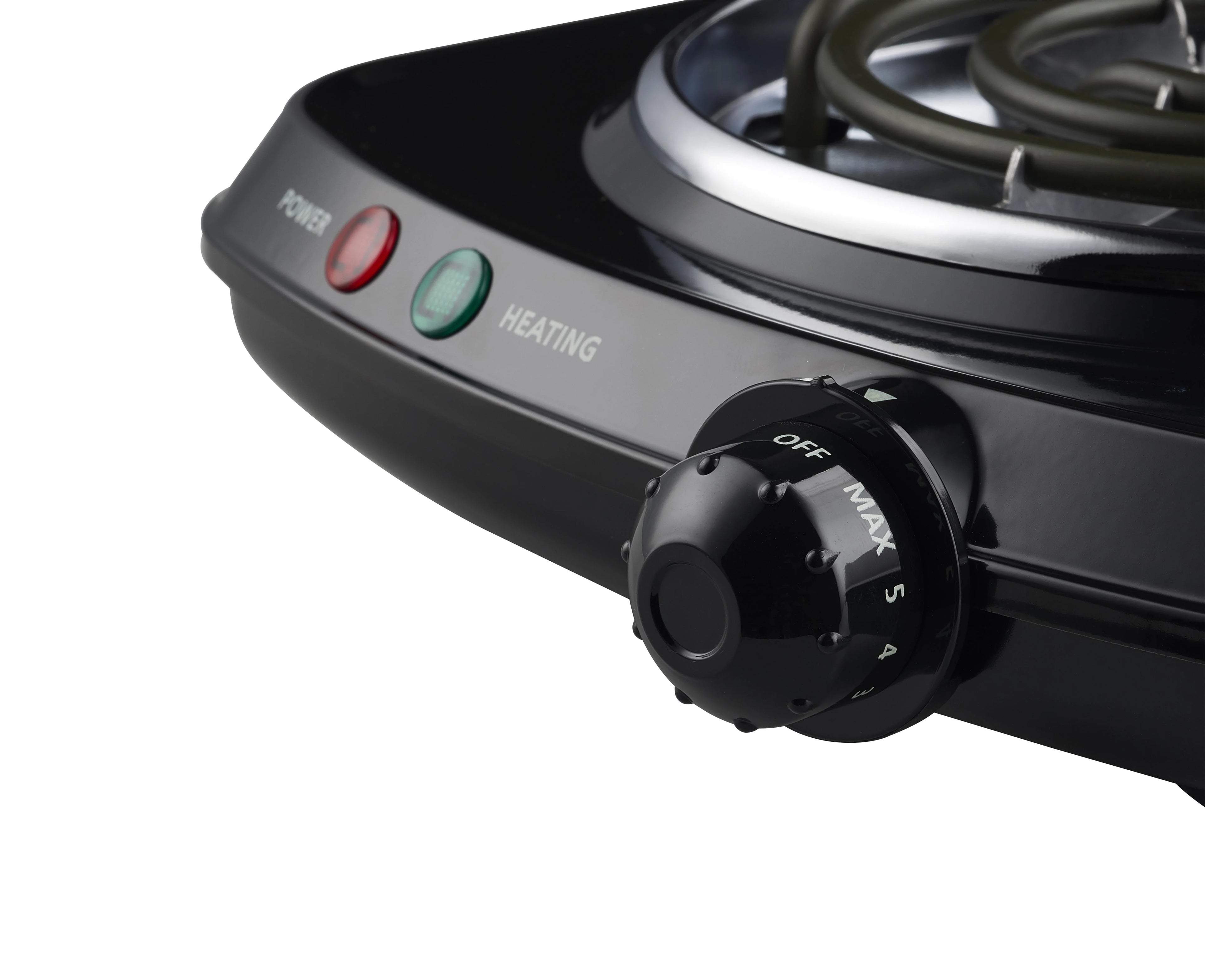 Mainstays Single Burner, 1100W Portable Electric Cooktop F59236