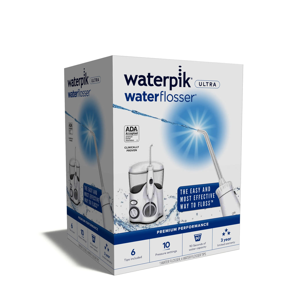 Waterpik Ultra Countertop Water Flosser, White E190