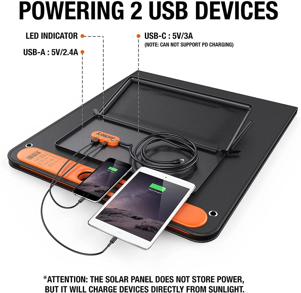 Jackery Solar Panel 100W Portable for Explorer Power Stations E668