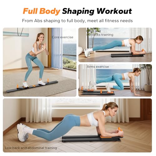 MERACH Pilates Board, Detachable Ab Trainer Machine for Core Workouts I346