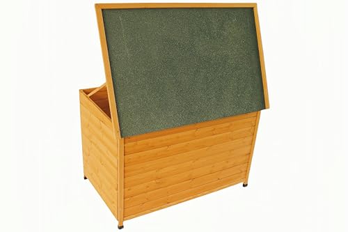 Wooden Doghouse for Small to Large Dogs, Waterproof, Elevated Floor B161