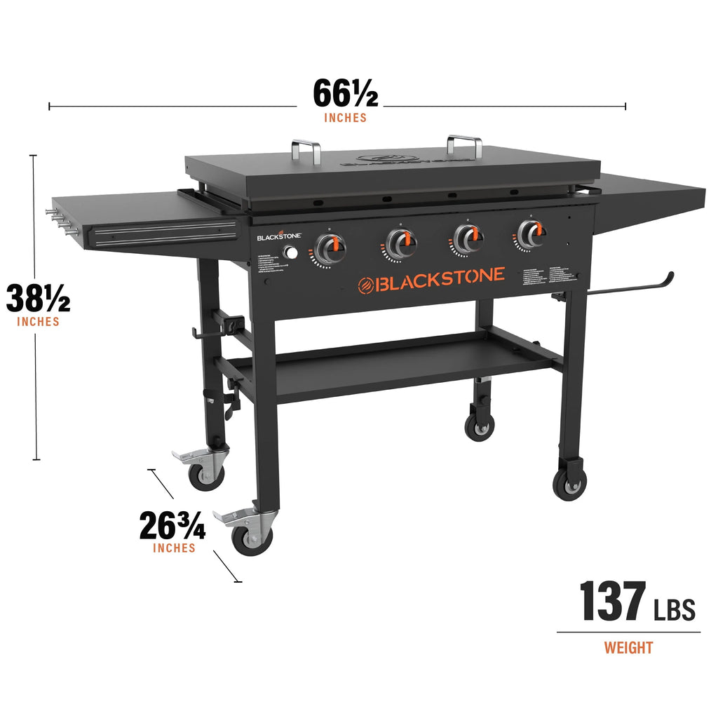 Blackstone 4-Burner 36 Propane Griddle with Hard Cover Z88651