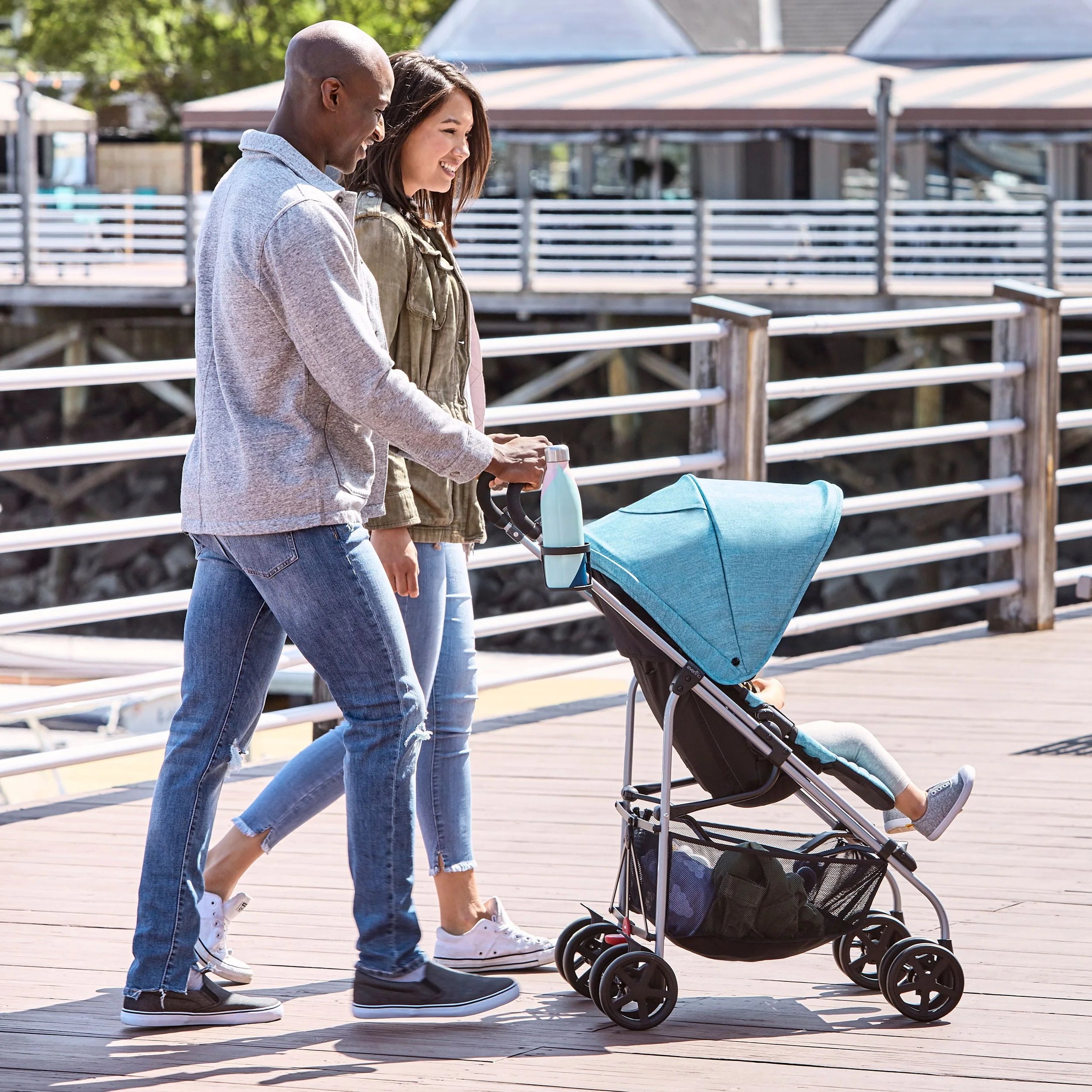 Evenflo Reversi Lightweight Reversible Stroller, Altair Black F135961