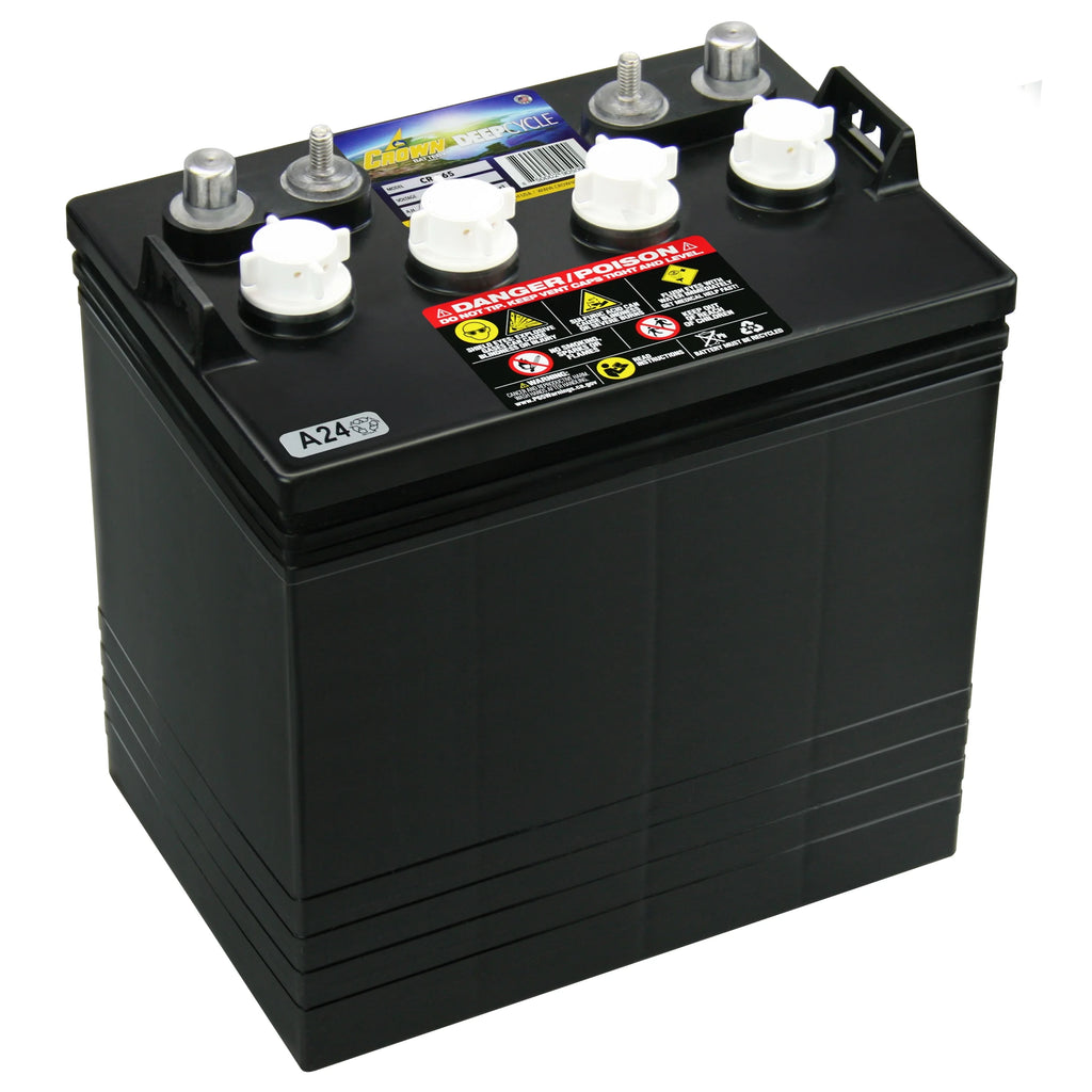 Crown CR-165 8V Deep-Cycle Flooded Battery M779