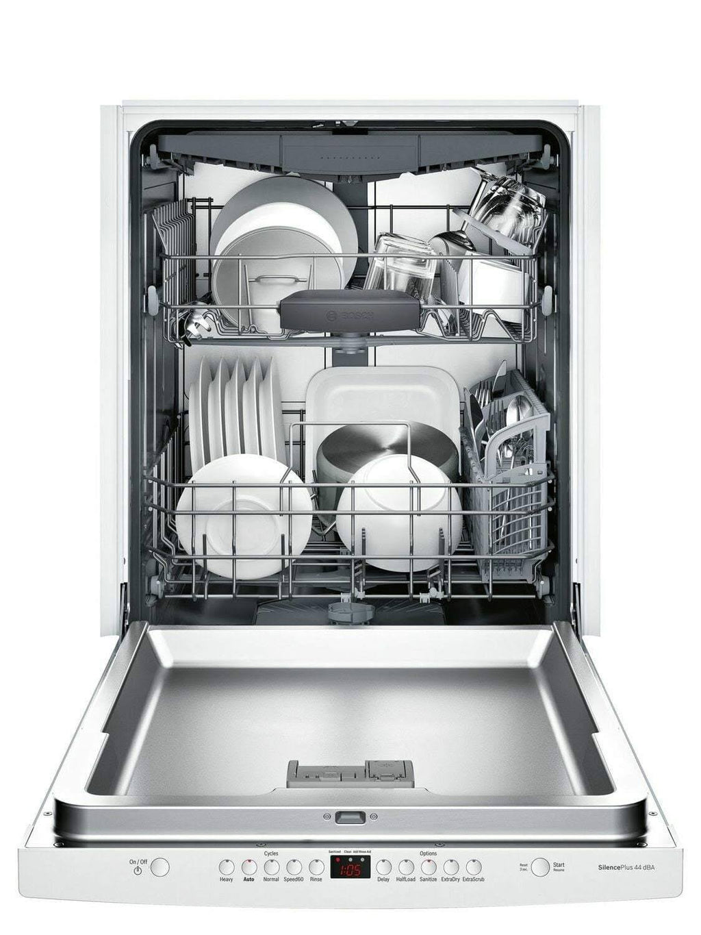 Bosch 300 Series 24x22 Built-in Dishwasher White SHS863WD2N R235