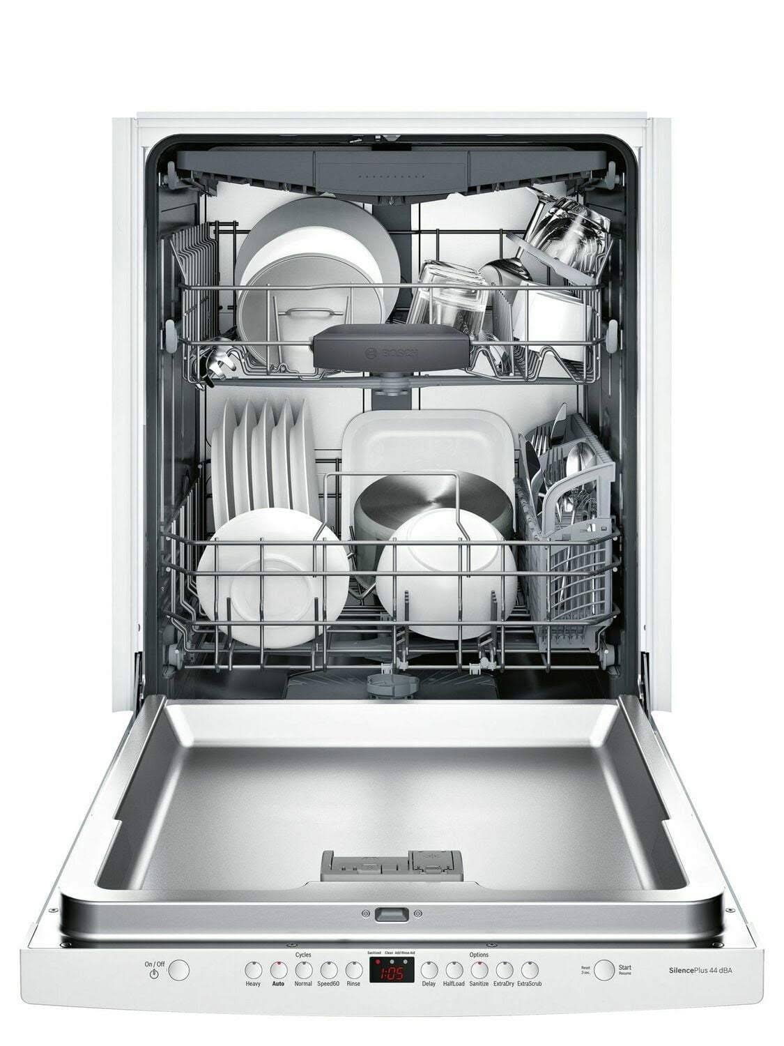 Bosch 300 Series 24x22 Built-in Dishwasher White SHS863WD2N R235