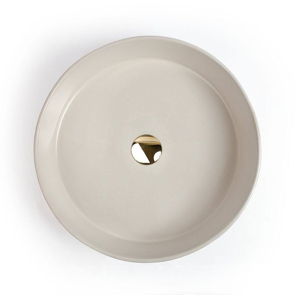 Concretti Designs Handmade Miami Concrete Vessel Sink - Yellow H6285