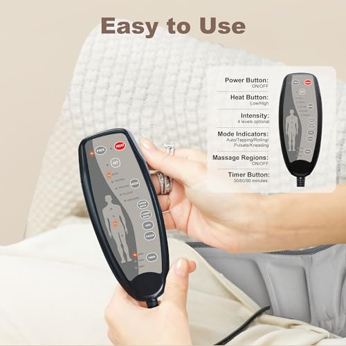 Vibration Back Massager with Heat for Chair E924824