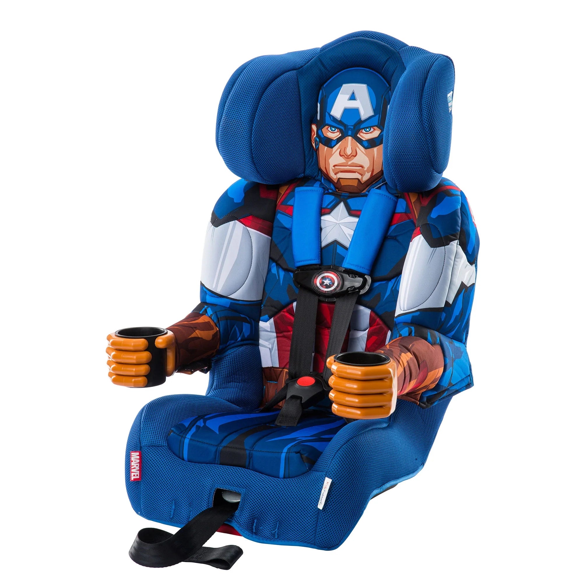 KidsEmbrace Combination Harness Booster Car Seat, Marvel Avengers Captain America Q1832