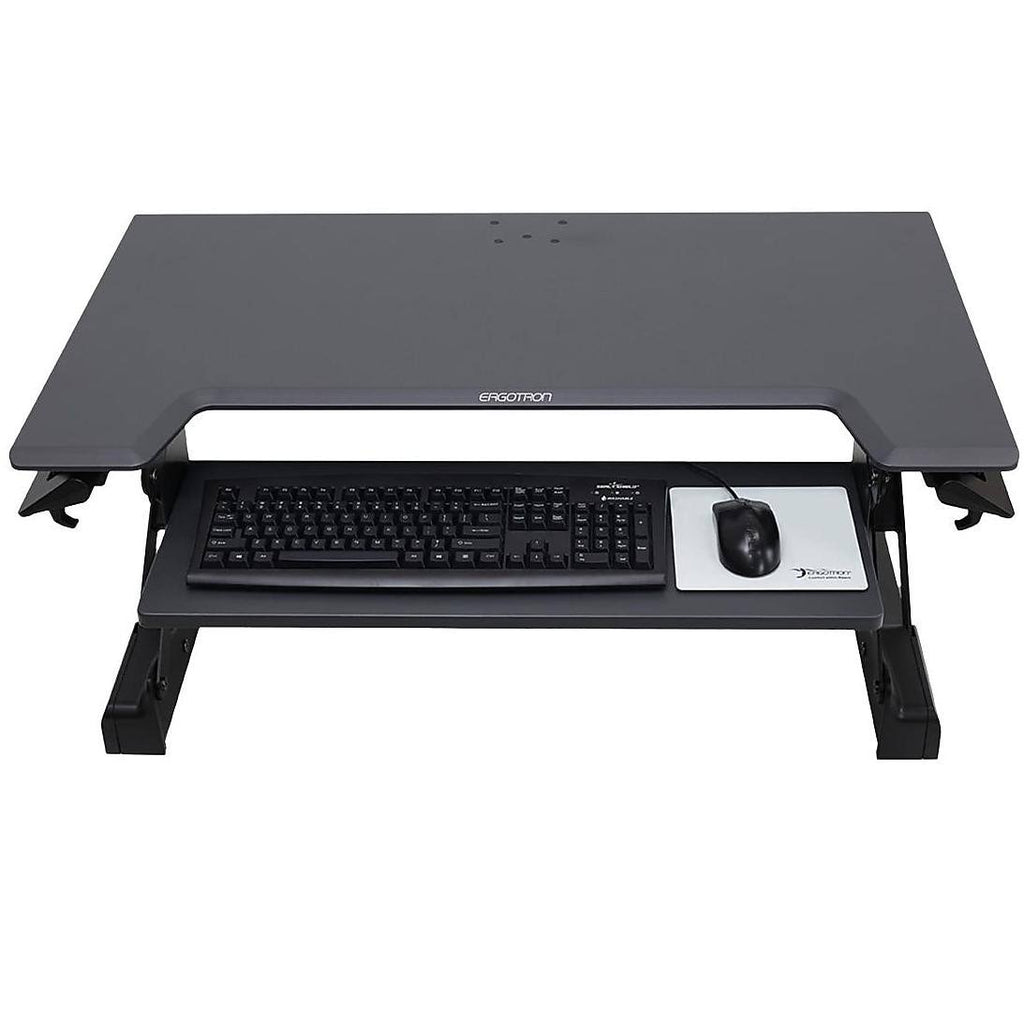 Ergotron WorkFit Sit-Stand Desktop Workstation, Black V268517