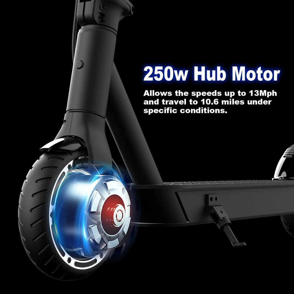 Hiboy S2 Lite Electric Scooter for Adults, 13 MPH, 10.6 Miles, Folding Commuter Scooter, Black (Refurbished) V721853