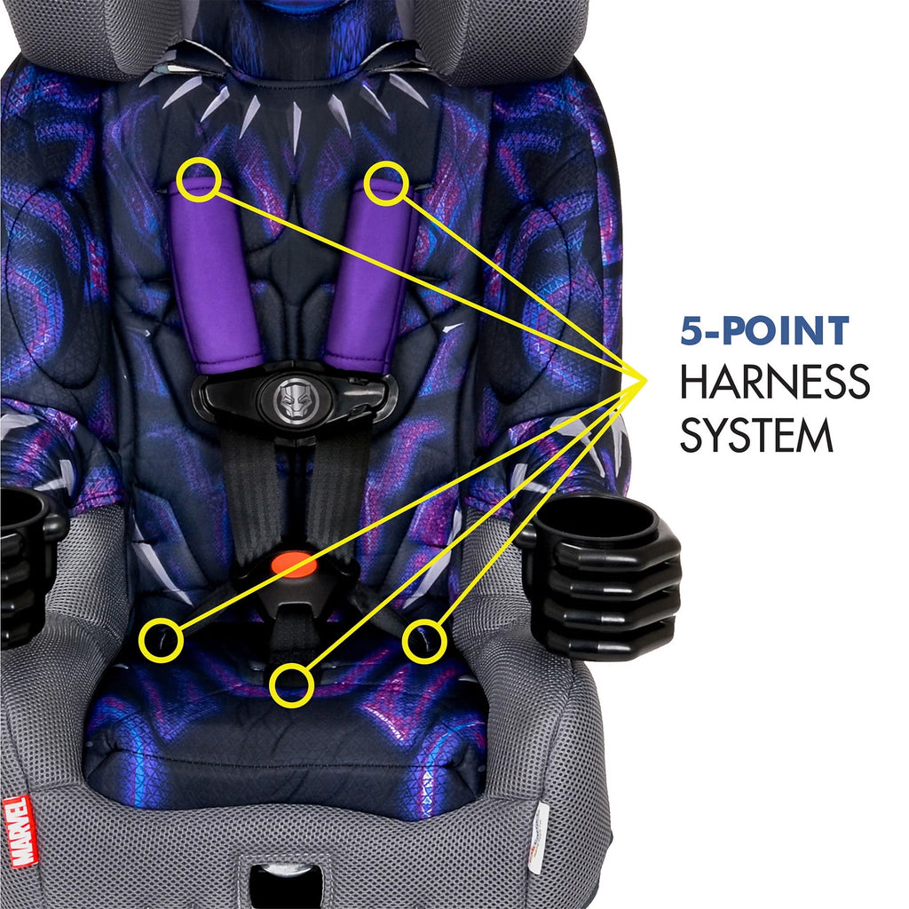 KidsEmbrace Combination Harness Booster Car Seat, Marvel Avengers Captain America Q1832