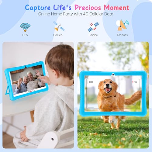 Android 14 Tablet 10.1 Inch 4G SIM Unlocked 3GB+32GB IPS Display Black Z2250