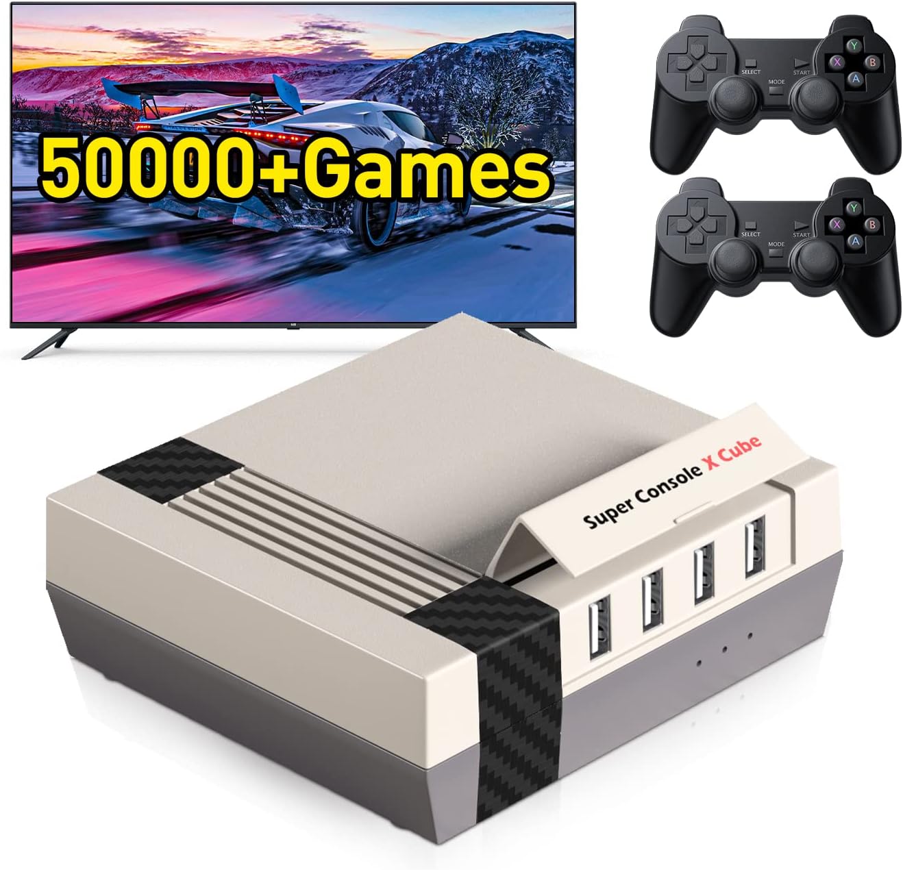 Super Console X Cube Pro Retro Gaming Console, 4K TV Output, 2 Pack N216